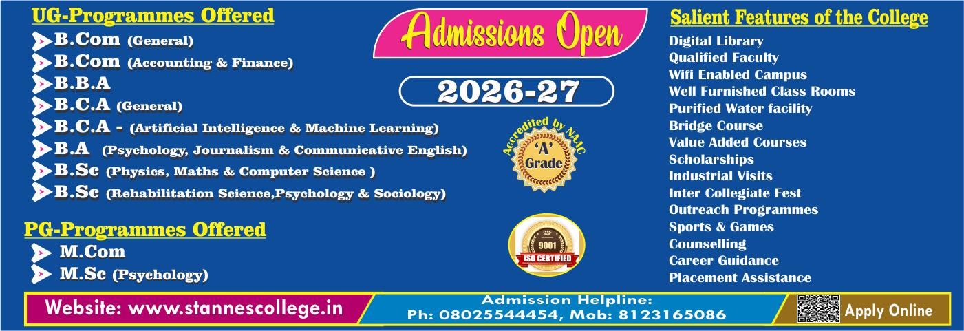 Admission Open 26-27